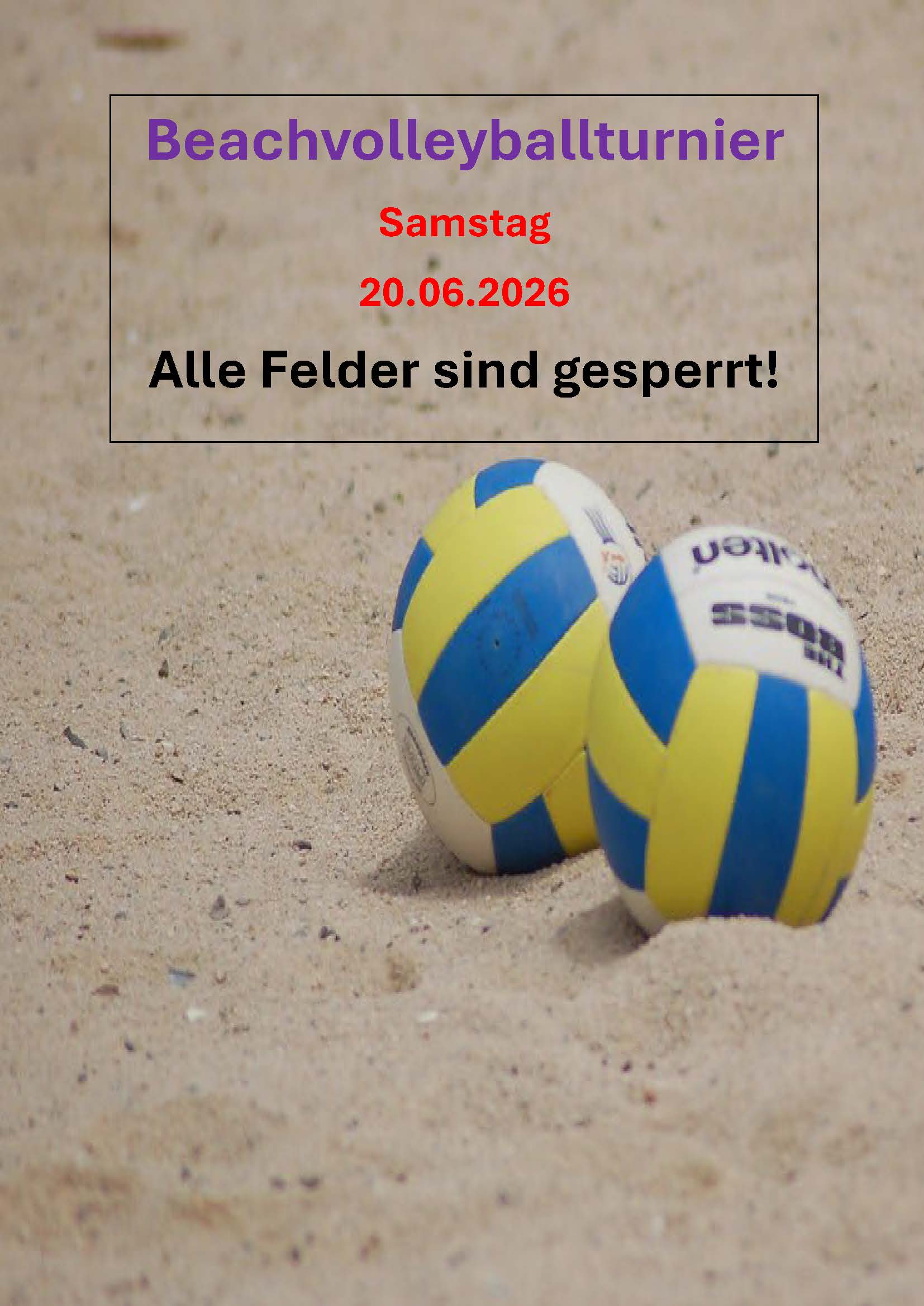 Beachvolleyballturnier