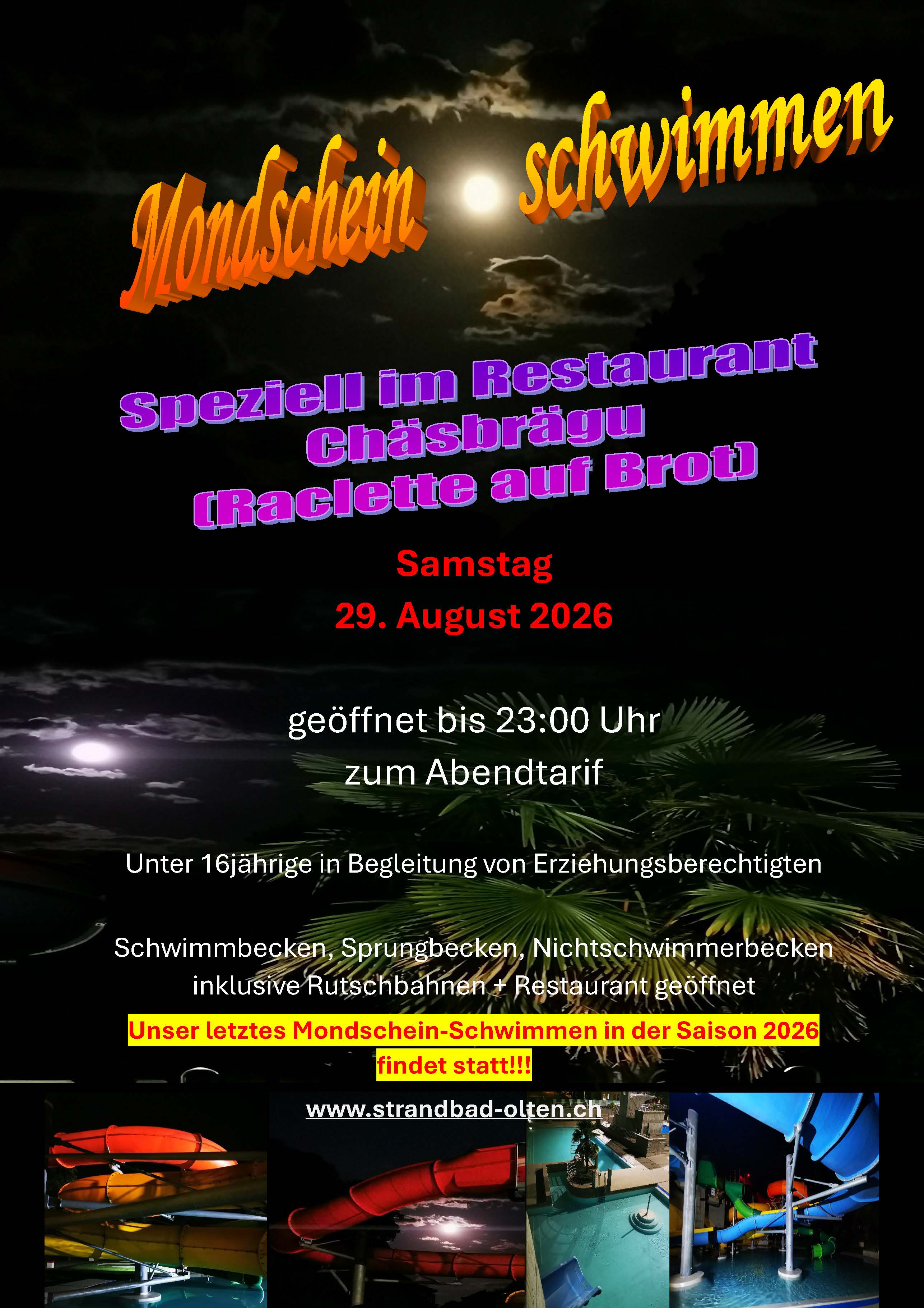 Mondscheinschwimmen 2026 Speziel Homepage